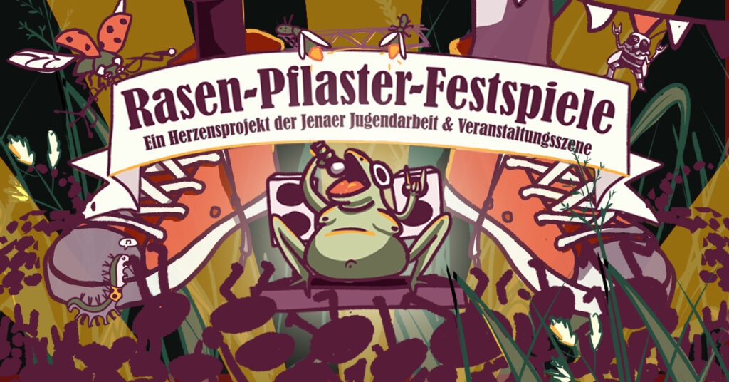 Banner_Rasen-Pflaster-Festspiele_Jena